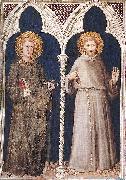 Simone Martini St Anthony and St Francis USA oil painting artist